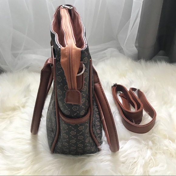 Flower Printed Tablet Tote (Rollerbrief Friendly) - Picture 4 of 5